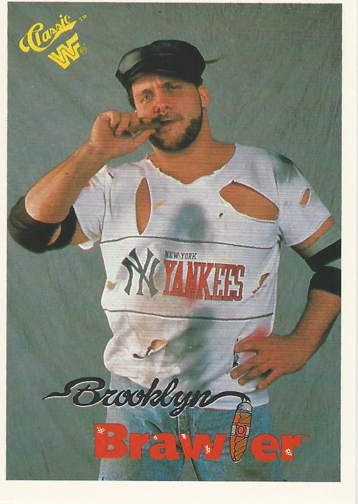 WWF Classic Trading Cards 1990 Brooklyn Brawler No.50