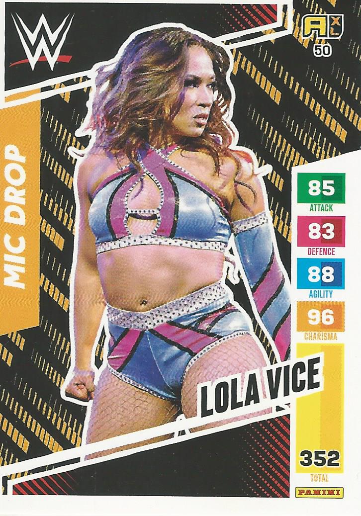 WWE Panini XL Adrenalyn 2024 Trading Cards Lola Vice No.50