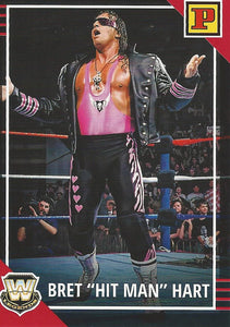 WWE Panini Debut Edition 2022 Trading Cards Bret Hart No.109 Red