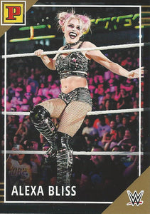 WWE Panini Debut Edition 2022 Trading Cards Alexa Bliss No.18 Gold