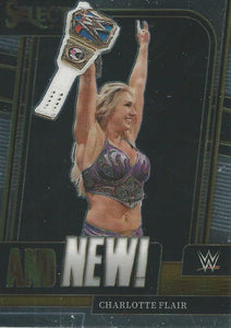 WWE Panini Select 2023 Trading Cards And New Charlotte Flair No.10