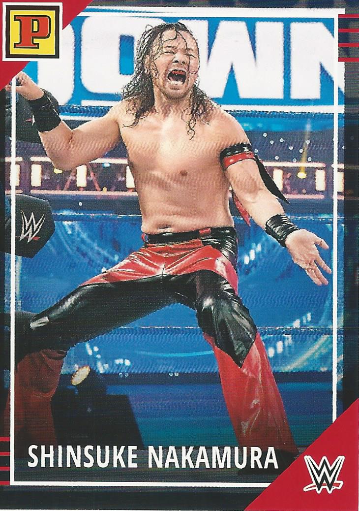 WWE Panini Debut Edition 2022 Trading Cards Shinsuke Nakamura No.73 Red