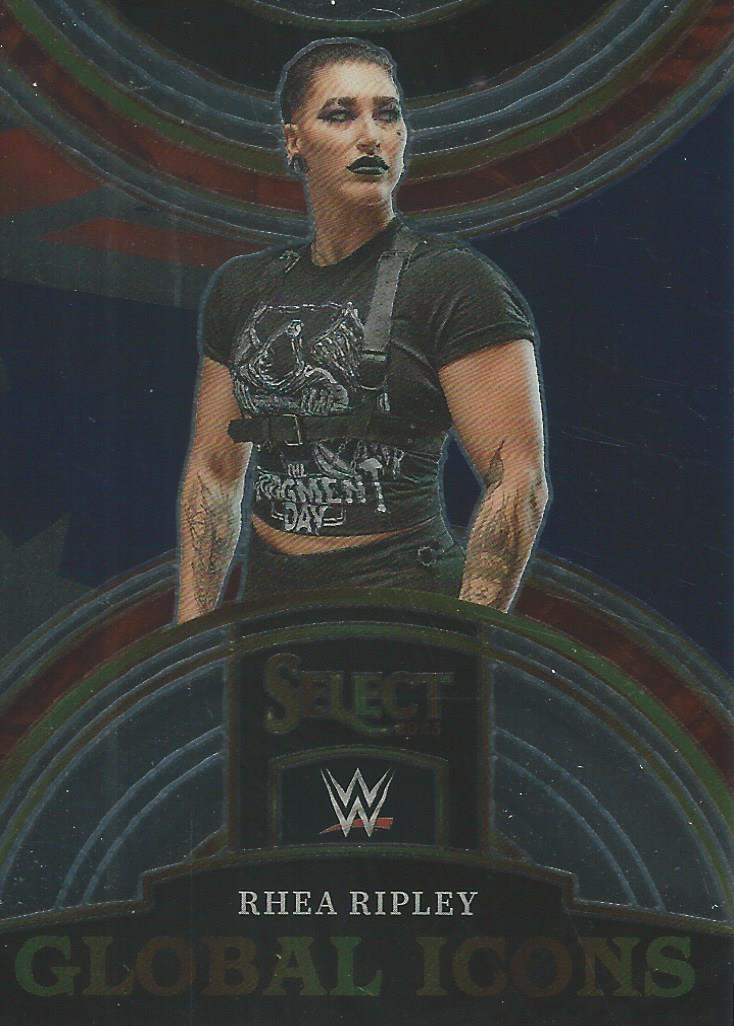 WWE Panini Select 2023 Trading Cards Global Icons Rhea Ripley No.18