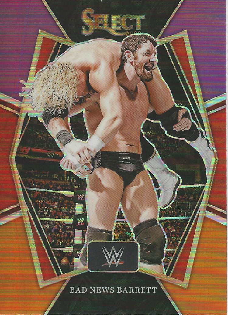 WWE Panini Select 2022 Trading Cards Orange/Purple/Silver Prizm Wade Barrett No.134