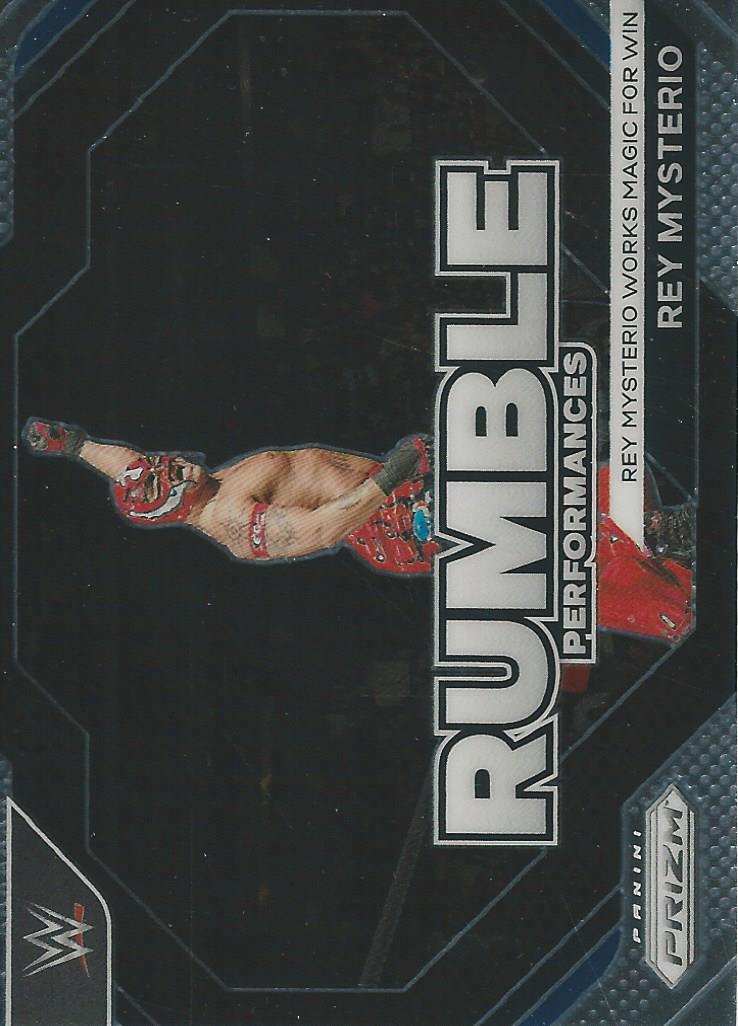 WWE Panini Prizm 2024 Trading Cards Rumble Performances Rey Mysterio No.2