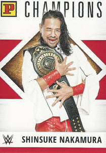 WWE Panini Debut Edition 2022 Trading Cards Shinsuke Nakamura No.156 Red