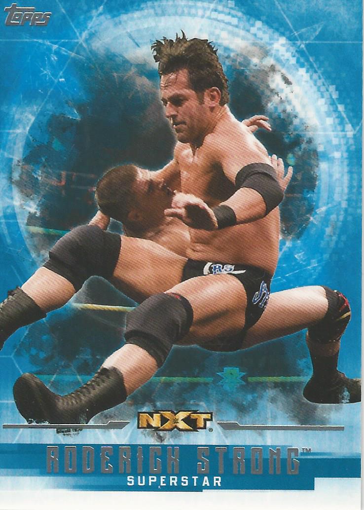 WWE Topps Undisputed 2017 Trading Cards Roderick Strong No.52