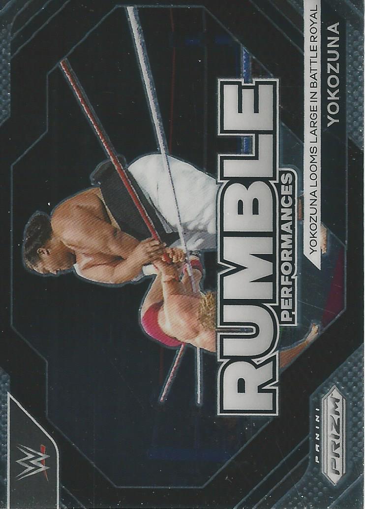 WWE Panini Prizm 2024 Trading Cards Rumble Performances Yokozuna No.3