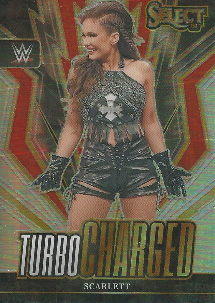 WWE Panini Select 2024 Trading Cards Turbo Charged Scarlett No.12