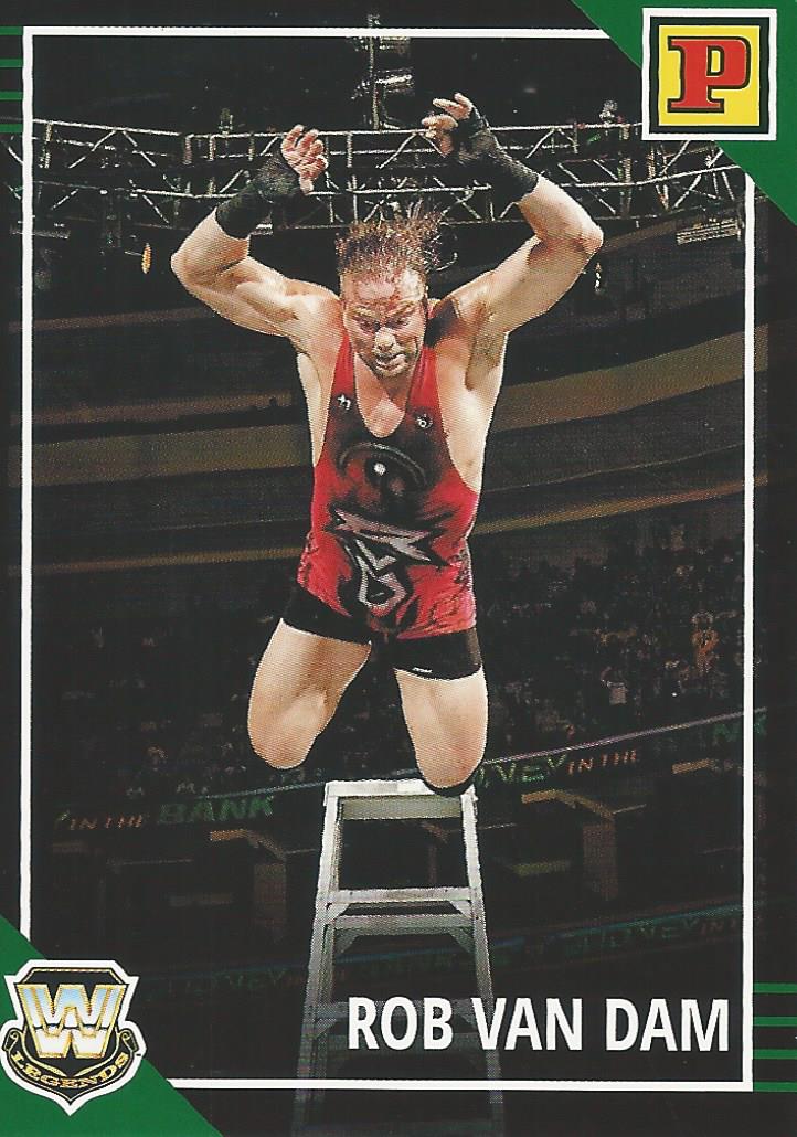 WWE Panini Debut Edition 2022 Trading Cards Rob Van Dam No.108 Green