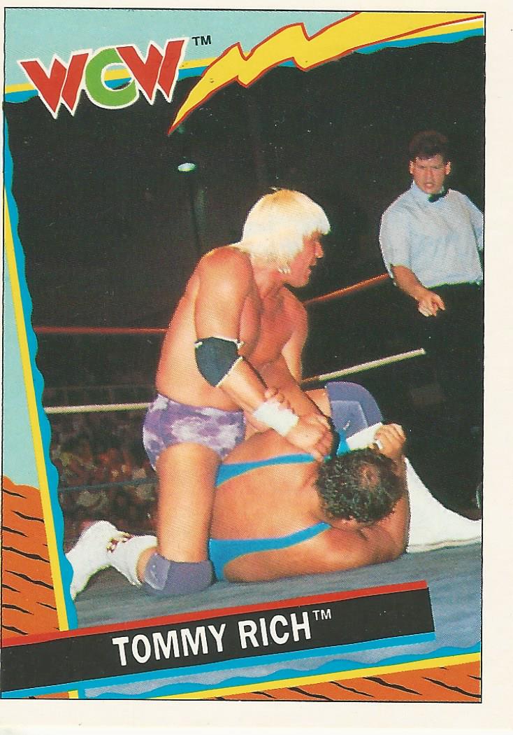 WCW Topps 1992 Trading Cards Tommy Rich No.53
