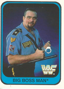 WWF Merlin 1991 Trading Cards Big Boss Man No.53