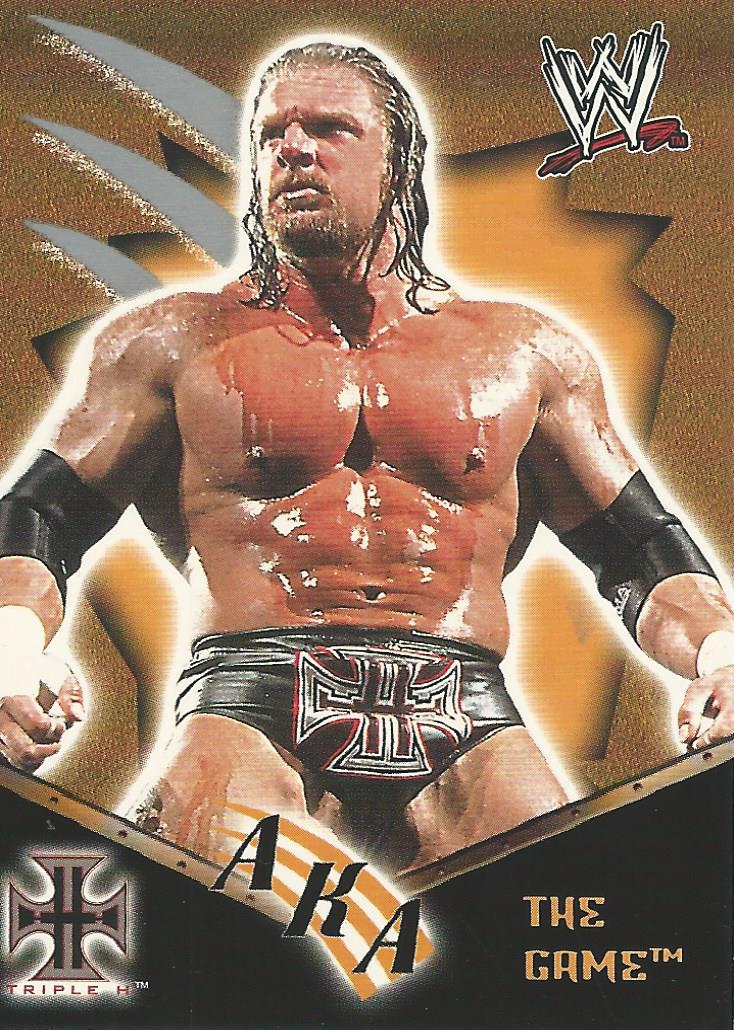 WWE Fleer Royal Rumble 2002 Trading Cards Triple H No.79