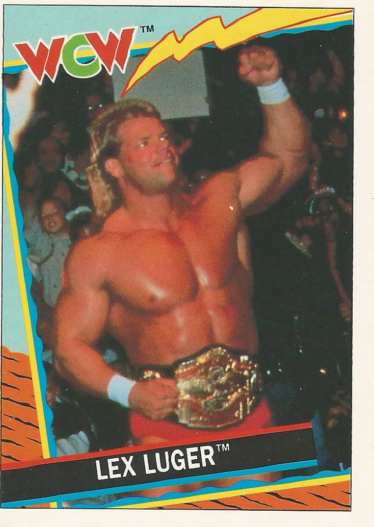 WCW Topps 1992 Trading Cards Lex Luger No.54