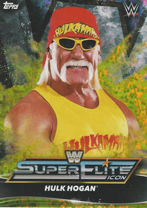 Topps WWE Superstars 2021 Trading Cards Hulk Hogan IC3 Yellow