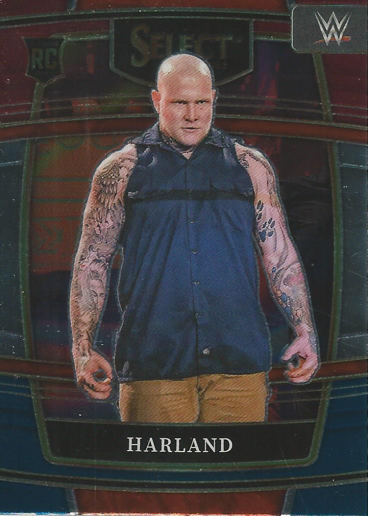 WWE Panini Select 2022 Trading Cards Red/Silver/Blue Harland No.39