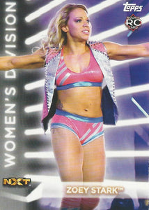 WWE Topps Womens Division 2021 Trading Card Zoey Stark R-50
