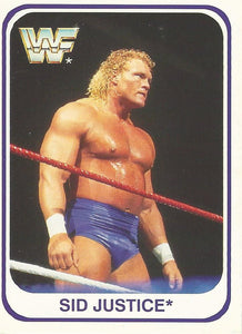 WWF Merlin 1991 Trading Cards Sid Justice No.55