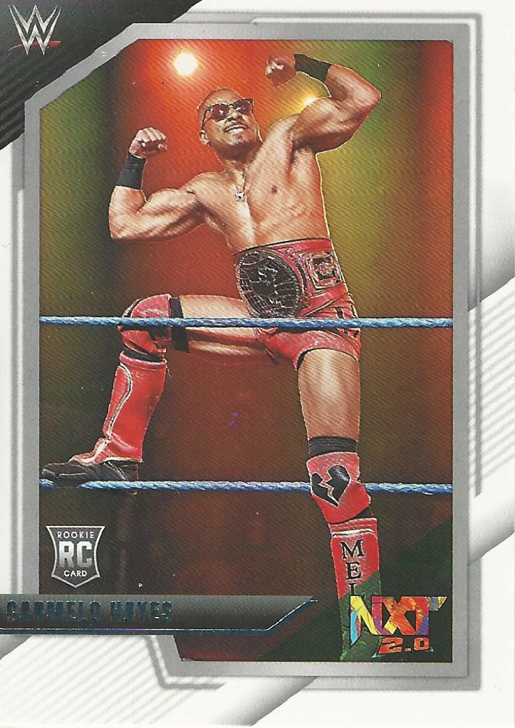 WWE Panini NXT 2022 Trading Cards Carmelo Hayes No.55