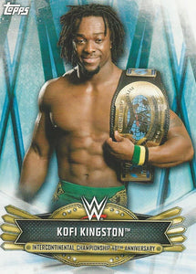 WWE Topps Smackdown 2019 Trading Cards Kofi Kingston IC-34