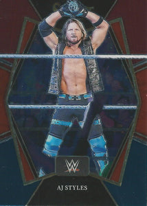 WWE Panini Select 2022 Trading Cards Red/Silver/Blue AJ Styles No.107