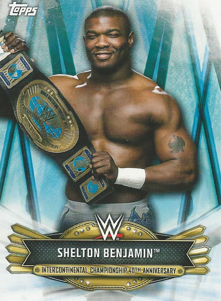 WWE Topps Smackdown 2019 Trading Cards Shelton Benjamin IC-31