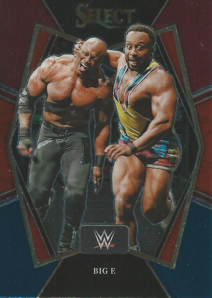 WWE Panini Select 2022 Trading Cards Red/Silver/Blue Big E No.109