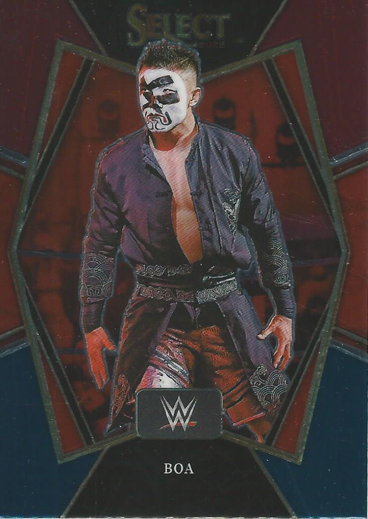 WWE Panini Select 2022 Trading Cards Red/Silver/Blue Boa No.119