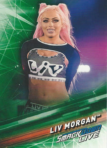 WWE Topps Smackdown 2019 Trading Cards Liv Morgan No.32 Green