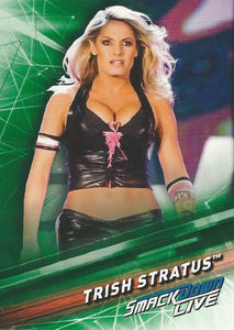 WWE Topps Smackdown 2019 Trading Cards Trish Stratus No.89 Green