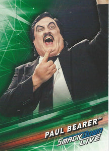 WWE Topps Smackdown 2019 Trading Cards Paul Bearer No.82 Green
