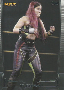 WWE Topps Undisputed 2021 Trading Cards IO Shirai No.56