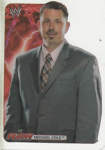 WWE Edibas Lamincards 2008 Michael Cole No.56