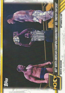WWE Topps NXT 2021 Trading Cards Timothy Thatcher and Damian Priest No.68