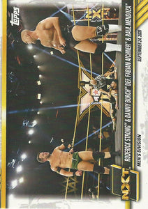 WWE Topps NXT 2021 Trading Cards Roderick Strong No.70