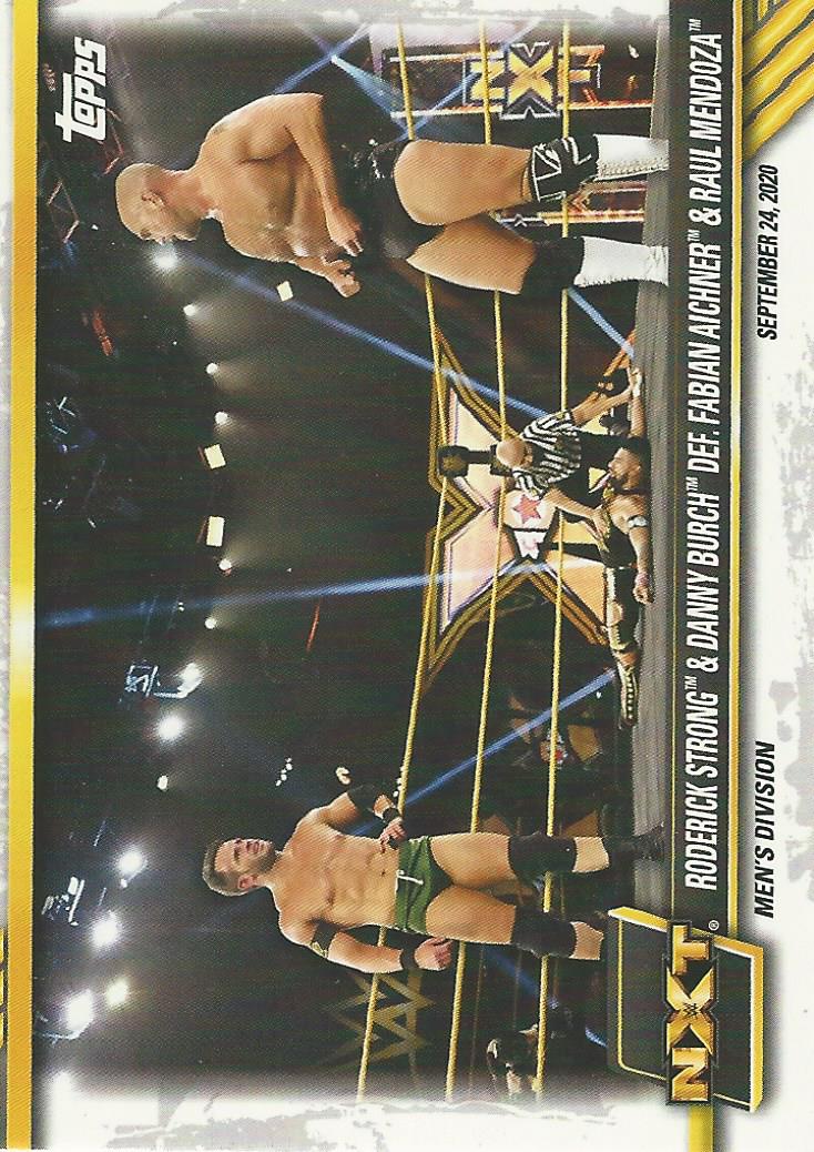 WWE Topps NXT 2021 Trading Cards Roderick Strong No.70