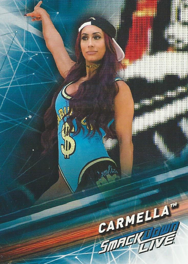 WWE Topps Smackdown 2019 Trading Cards Carmella No.14