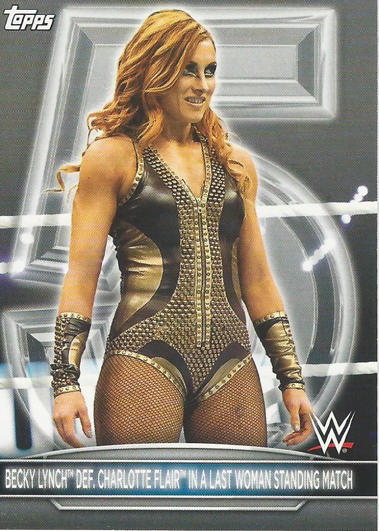 WWE Topps Womens Division 2021 Trading Cards Becky Lynch SC-6