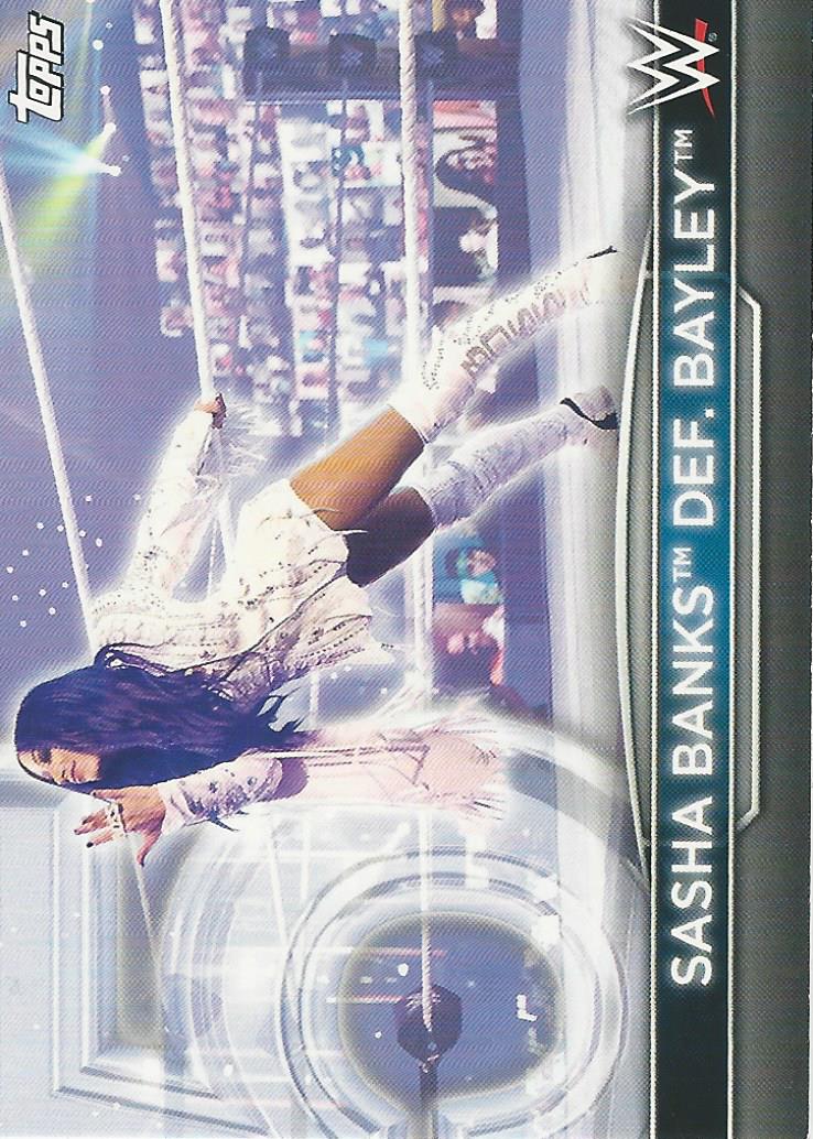 WWE Topps Womens Division 2021 Trading Cards Sasha Banks SC-10