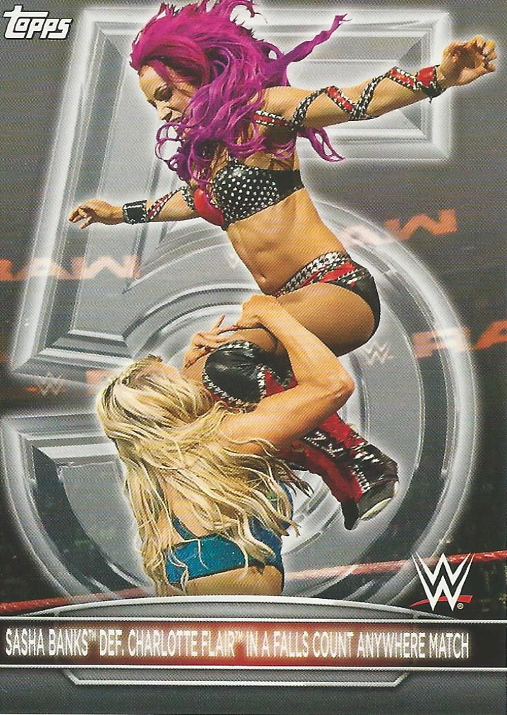 WWE Topps Womens Division 2021 Trading Cards Sasha Banks RC-3