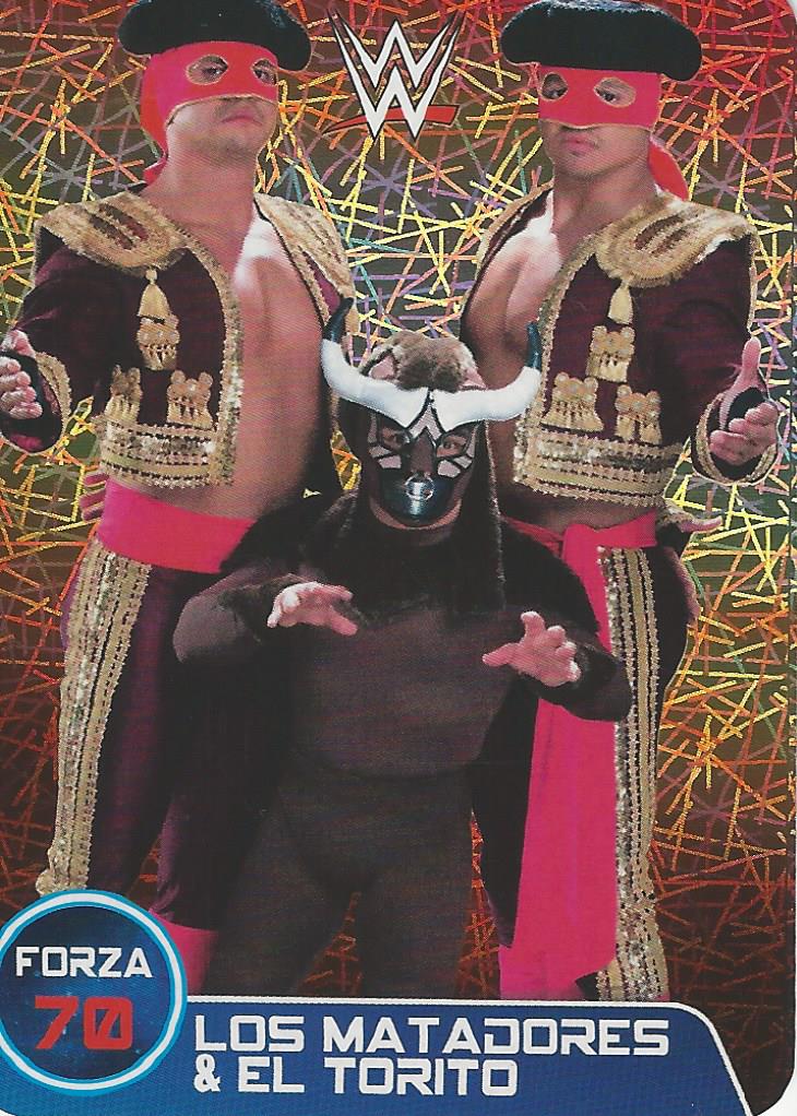 WWE Edibas Lamincards 2014 Los Matadores and El Torito No.58