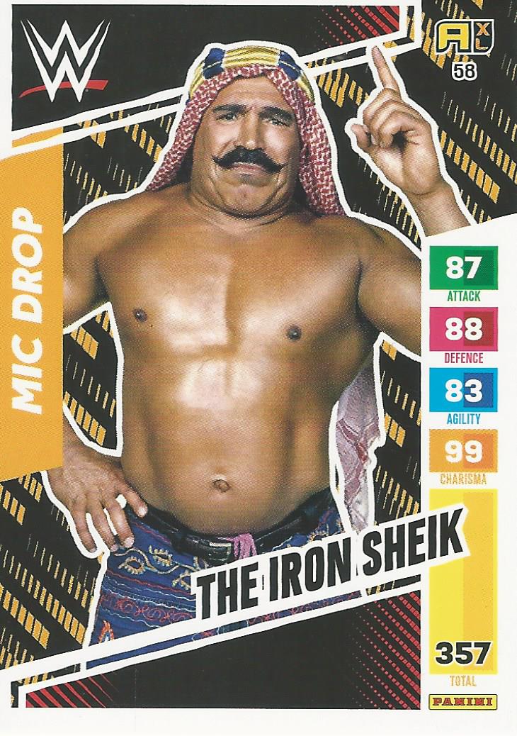 WWE Panini XL Adrenalyn 2024 Trading Cards The Iron Sheik No.58