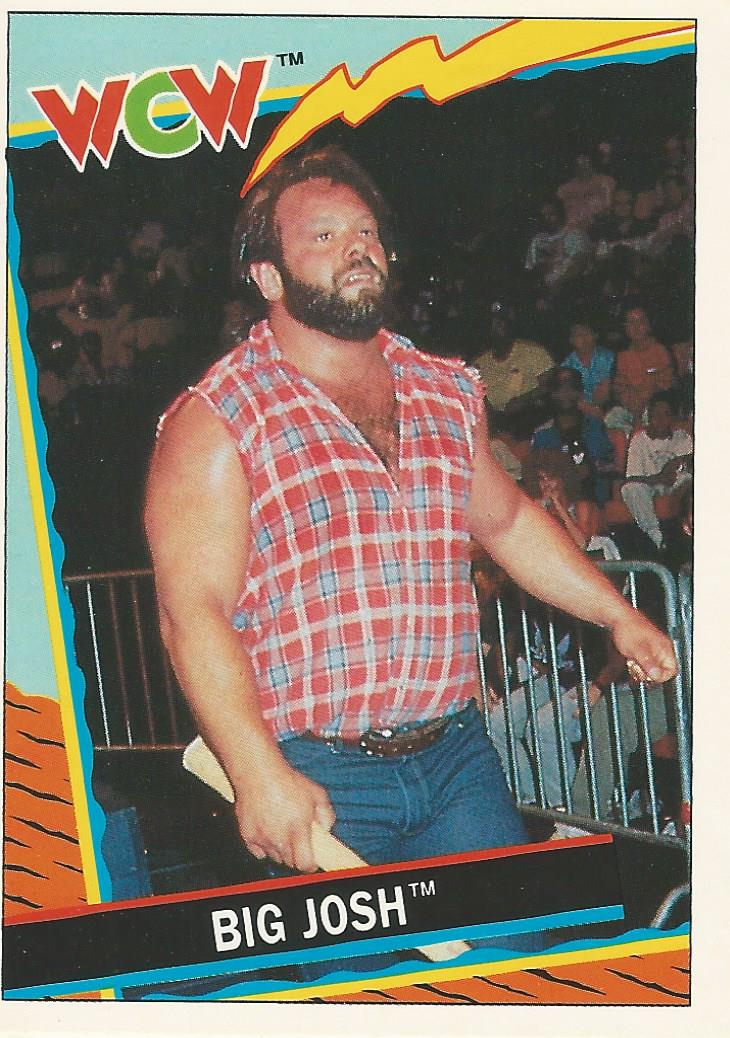WCW Topps 1992 Trading Cards Big Josh No.58