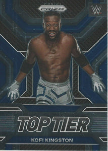 WWE Panini Prizm 2023 Trading Cards Top Tier Kofi Kingston No.16