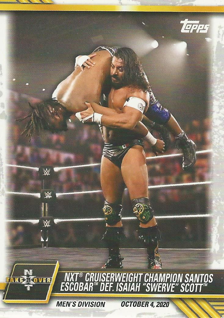 WWE Topps NXT 2021 Trading Cards Santos Escobar No.73