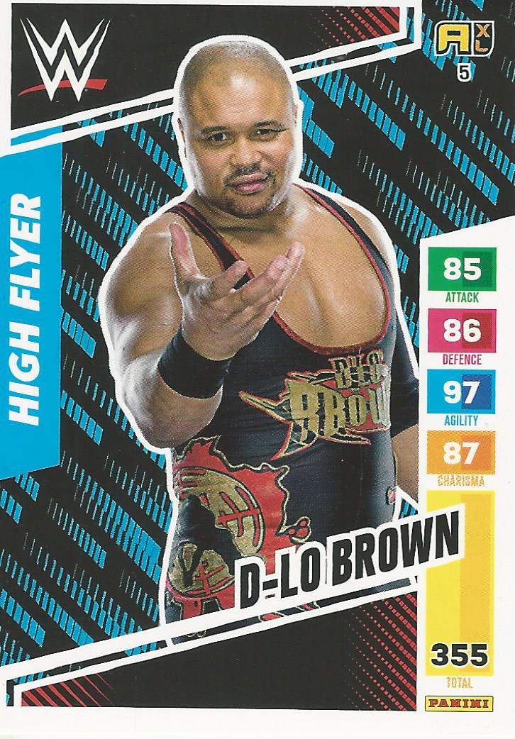 WWE Panini XL Adrenalyn 2024 Trading Cards D-Lo Brown No.5