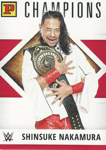 WWE Panini Debut Edition Trading Cards 2022 Shinsuke Nakamura No.156 Red