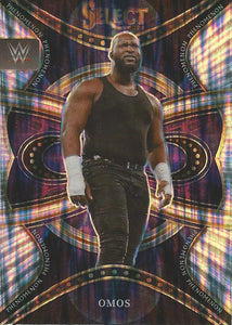 WWE Panini Select 2022 Trading Cards Omos Phenomenon Refractor No.3