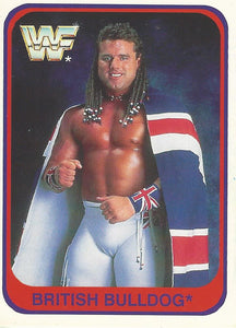 WWF Merlin 1991 Trading Cards British Bulldog No.60