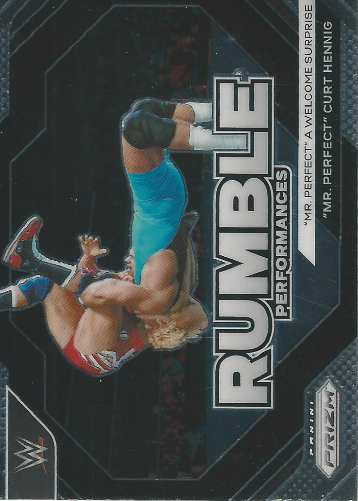 WWE Panini Prizm 2024 Trading Cards Rumble Performances Mr Perfect No.12